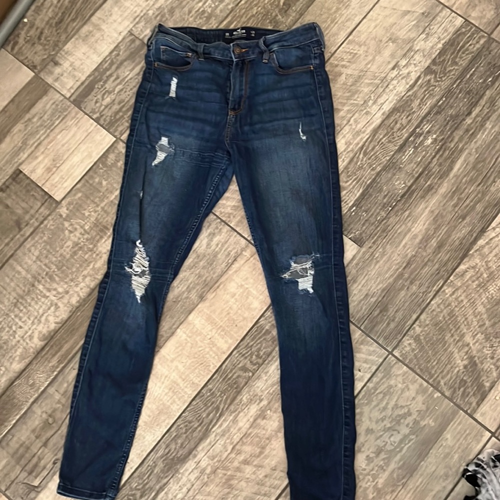 Hollister Jeans 29/30 9R high rise super skinny